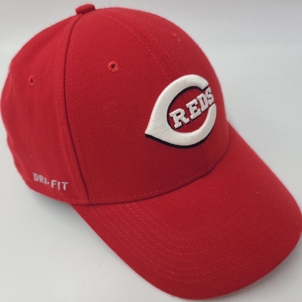 Cincinnati Reds Hat Fitted One Size Nike Red MLB Baseball Legacy91 Dri-Fit Men